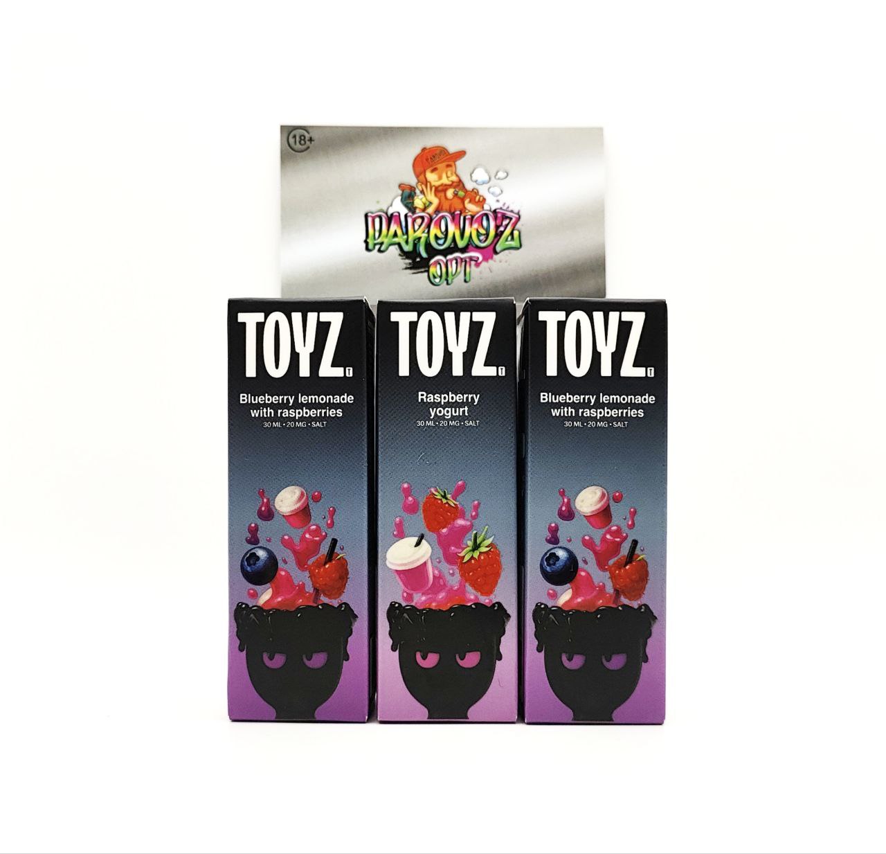 TOYZ SALT 20mg - Grape lime raspberry