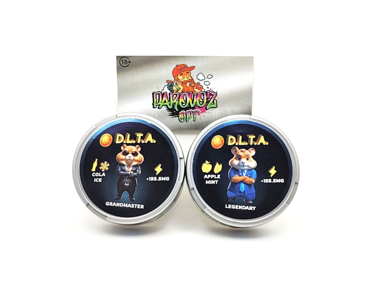 D.L.T.A. HAMSTER KOMBAT 155,5mg - MASTER-  BIBLE GUM MINT