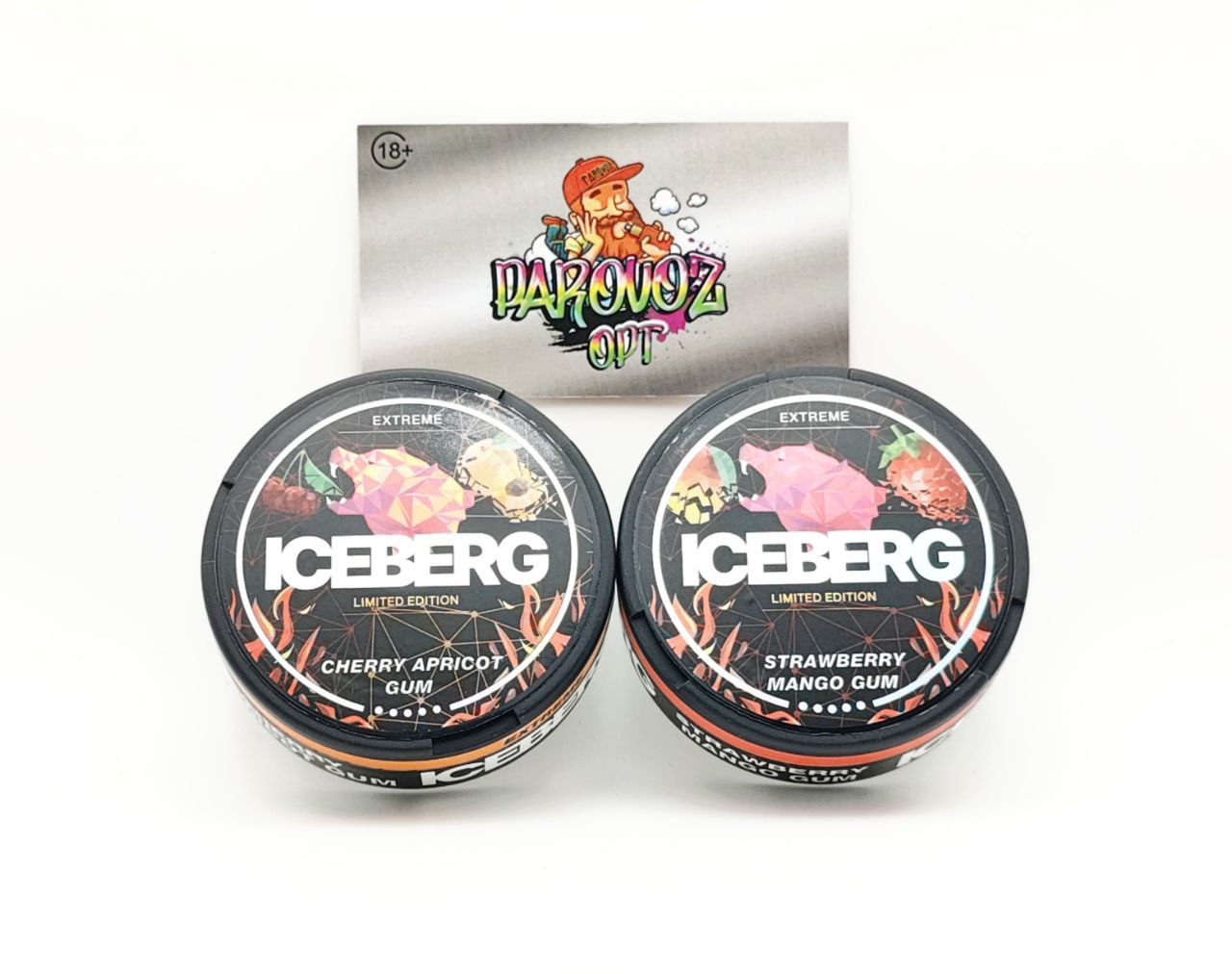 Iceberg extreme 130mg raspberry gum