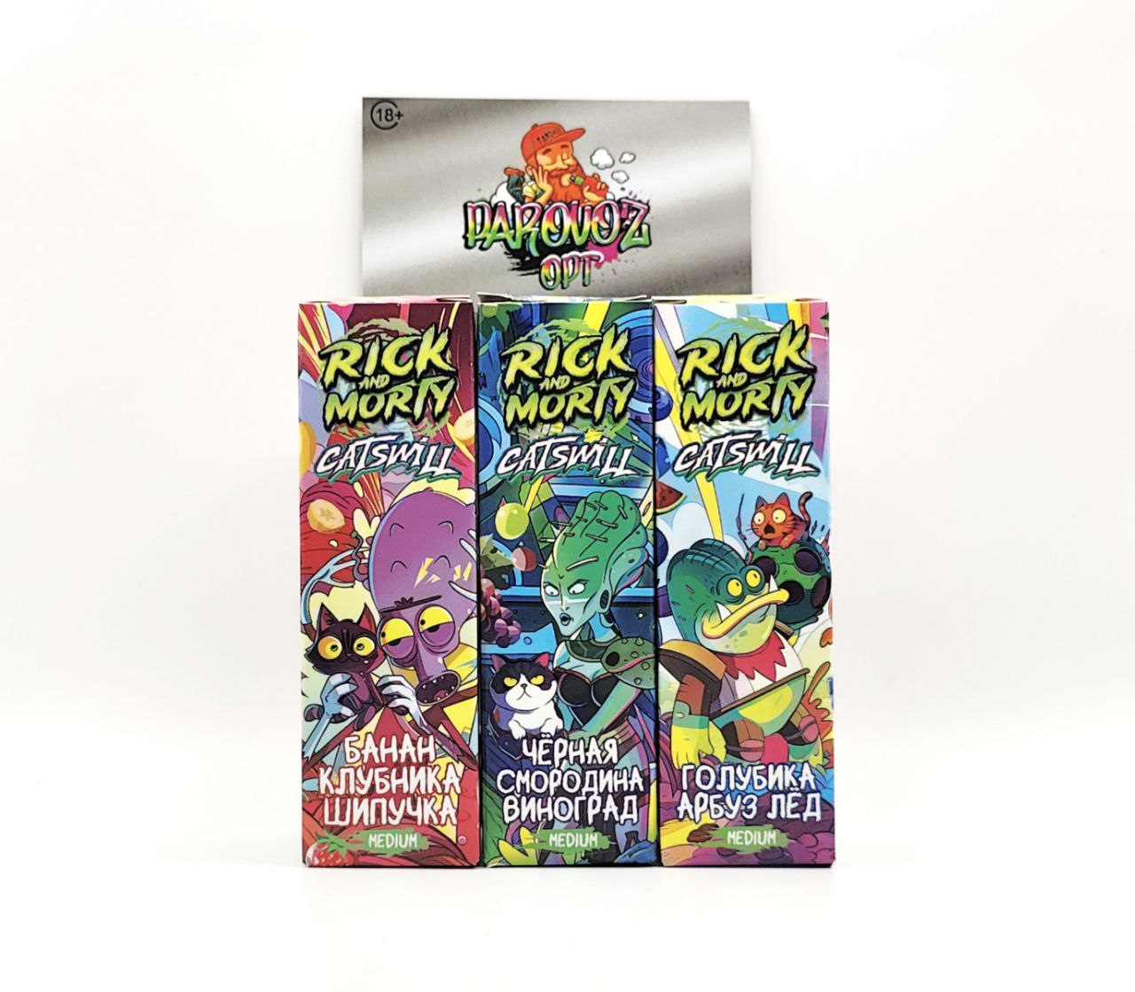 Rick and Morty Catswill MEDIUM - Голубика арбуз лед